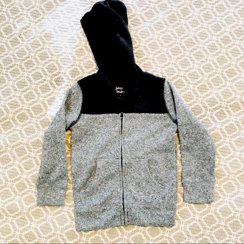 🍀 *SOLD* JUMPING BEANS HOODIE SWEATER, SIZE 4